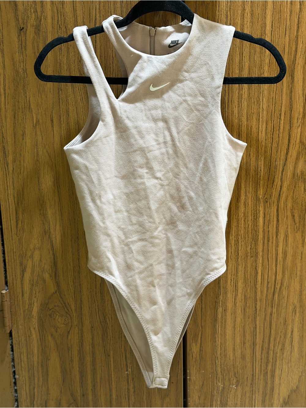 NWOT Nike women’s White One-Piece Bodysuit - Athletic Ribbed Tank